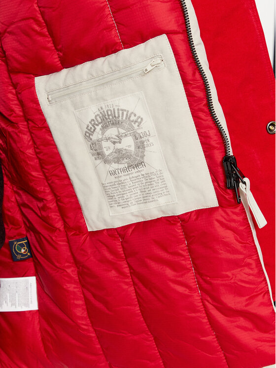 Aeronautica Militare Aeronautica Militare Зимно яке 232AB2110CT3160 Екрю Regular Fit