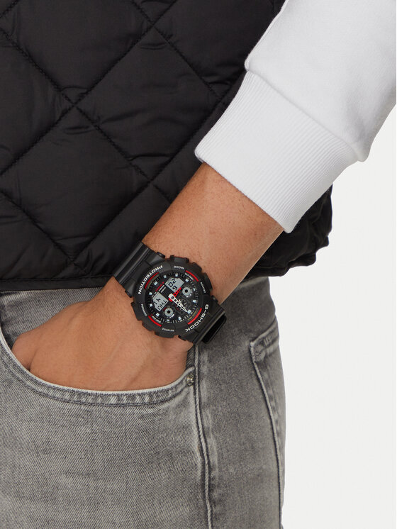 G-Shock G-Shock Pulkstenis GA-100-1A4ER Melns
