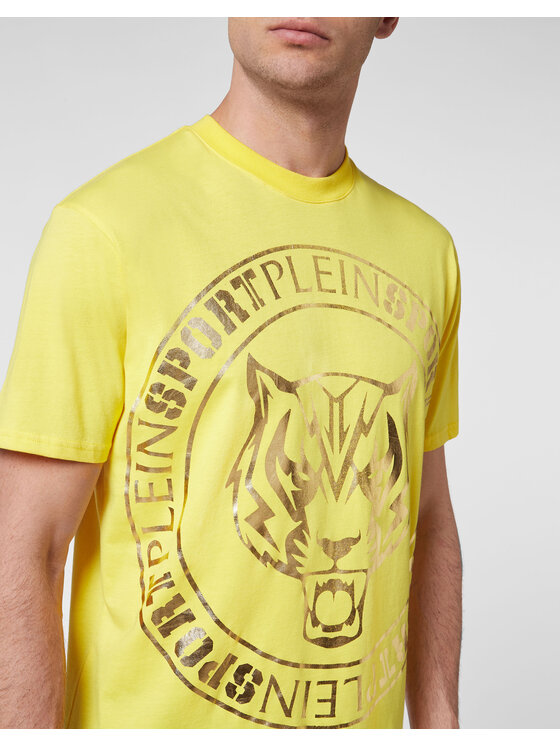 Plein Sport Plein Sport T-Shirt 2695 Żółty Regular Fit
