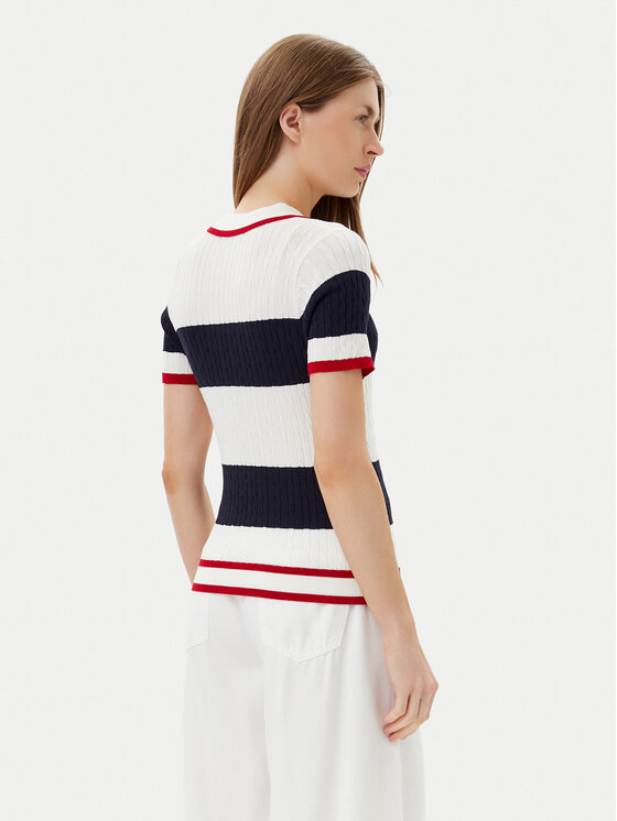 Artigli Artigli Polo majica ACMA001937 Bela Regular Fit