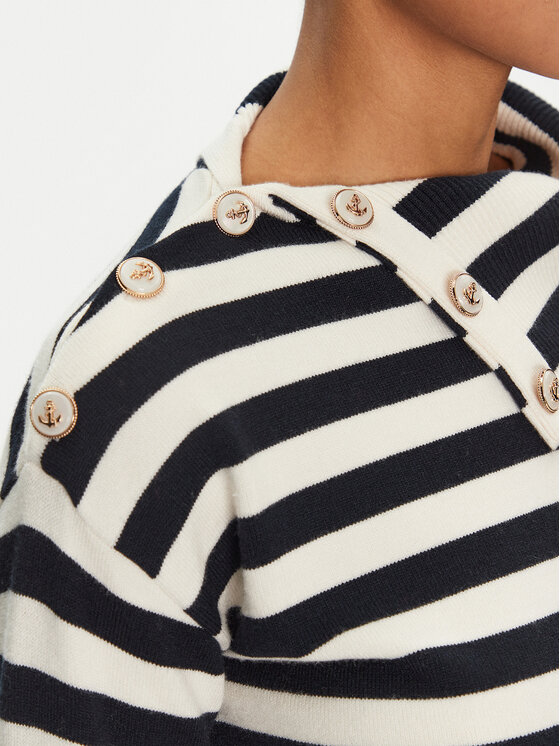 Morgan Morgan Sweater 251-MOUETTE Fekete Regular Fit