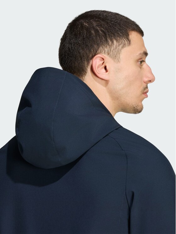 adidas adidas Wiatrówka 171597 Niebieski jasny Slim Fit