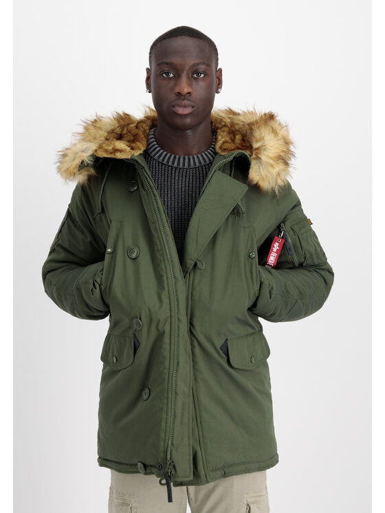 Alpha Industries Alpha Industries Kurtka zimowa AI.193128-257-S Zielony Parka Fit