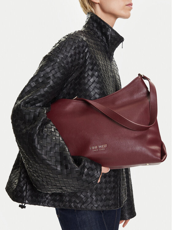 Nine West Nine West Ročna torba CEO-NoMad-Nostalgia-KY108 Bordo rdeča