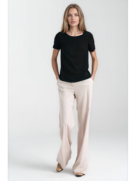 NIFE NIFE Halenka B242 Černá Relaxed Fit