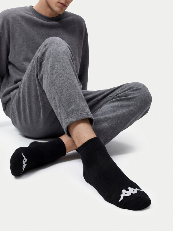 Kappa Kappa Calzini lunghi CEO_KR_GOAL_SS26 (3-PACK) Nero