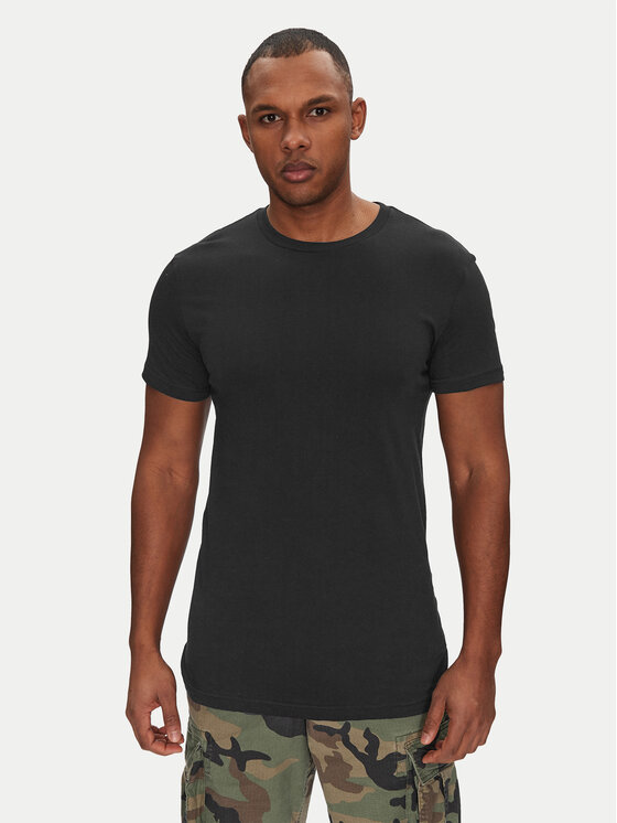 Gap Gap Komplet t-shirtów 701127-00 Czarny Regular Fit