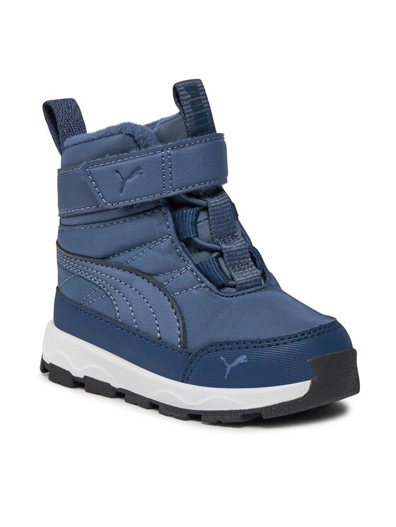 puma bottes de neige evolve boot ac+ inf 392646 02 bleu