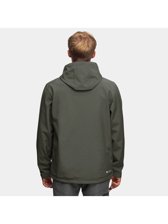 Alpinus Alpinus Kurtka softshell Stenshuvud Khaki Standard Fit