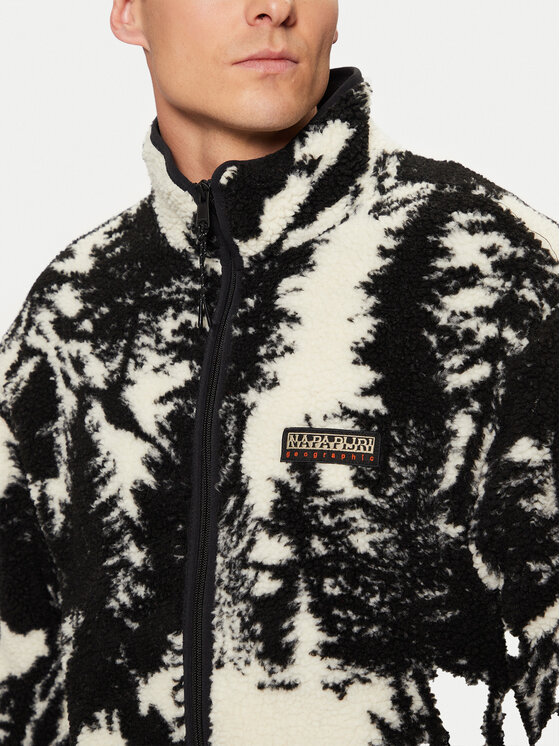 Napapijri Napapijri Fliso džemperis T-Argient NP0A4HZJ Juoda Regular Fit