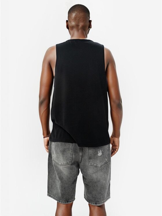 Jigga Wear Jigga Wear Tank top Tank Top Męski Czarny / Pomarańczowy Jigga Wear Vice M Czarny Regular Fit