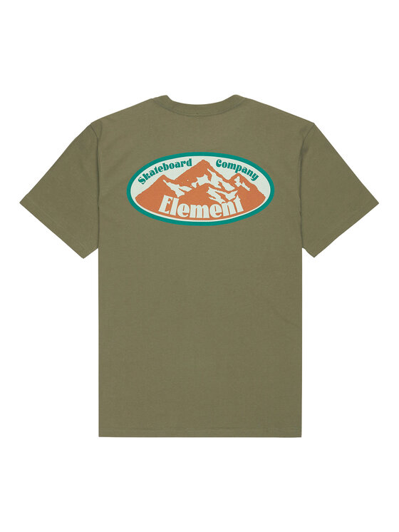 Element Element Póló Epic ELYZT00578 Khaki Regular Fit