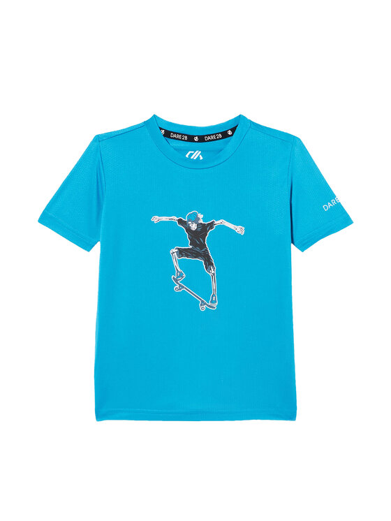 Dare2B Dare2B T-Shirt Rightful Błękitny Board Fit