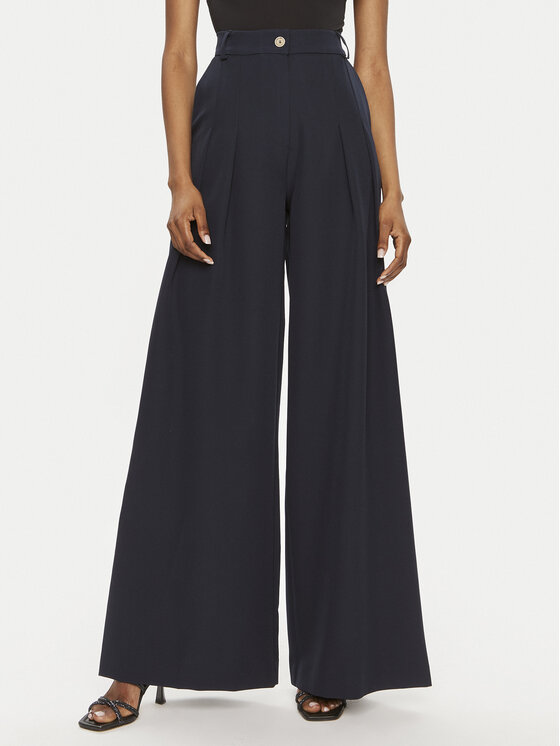 Maryley Maryley Palazzohose 24EB579/43BL Dunkelblau Relaxed Fit