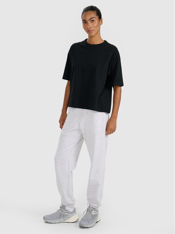 4F 4F T-Shirt 4FRSS25TTSHF2979-20S Czarny Oversize