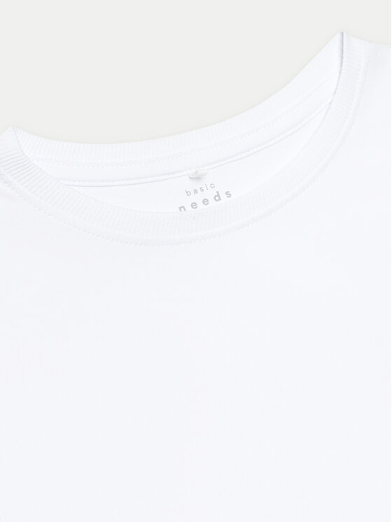 NAME IT NAME IT Felpa 13232311 Bianco Regular Fit