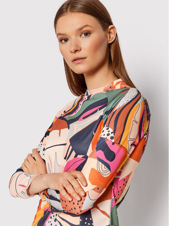 Blusa Jungle Eyes Multicolore Regular Fit