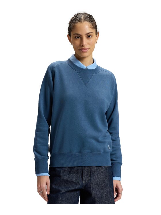 Lee Lee Bluza 112376981 Niebieski Regular Fit