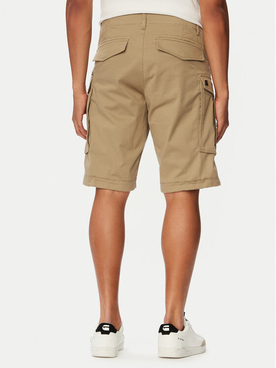 G-STAR G-Star Raw Szorty materiałowe Rovic D08566-5126-239 Beżowy Relaxed Fit