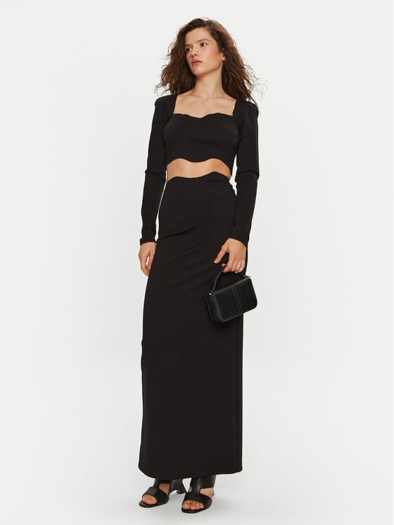 STAUD STAUD Пола тип молив Petunia R24P6128PT Черен Slim Fit
