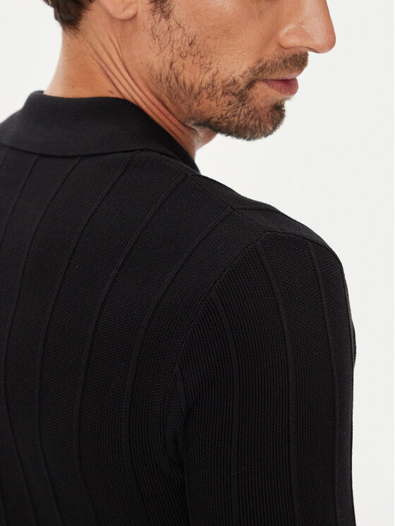 U.S. Polo Assn. U.S. Polo Assn. Polokošeľa MUP3369 Čierna Slim Fit