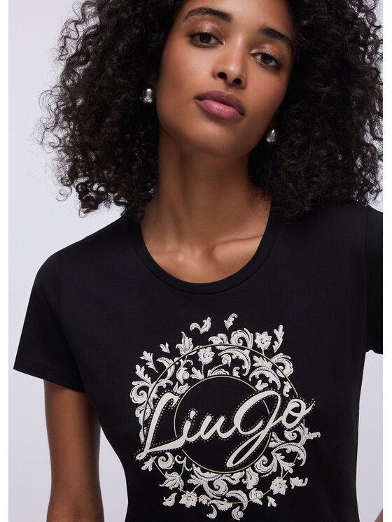 Liu Jo Liu Jo T-shirt WA6493JS923T9354 Nero Regular Fit