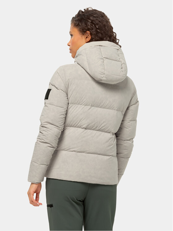 Jack Wolfskin Jack Wolfskin Žieminė striukė Wandermood Down Jkt 1207321 Pilka Regular Fit