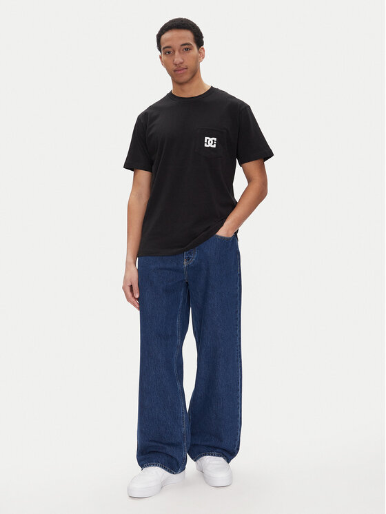 DC DC Póló ADYZT05377 Fekete Heritage Fit