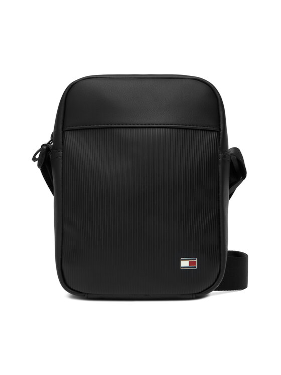 Tommy Hilfiger Tommy Hilfiger Geantă crossover Th Flag Mini Reporter AM0AM14015 Negru