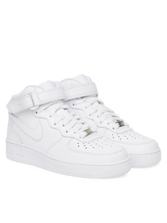 Nike Nike Sneakersy Air Force 1 '07 Mid DD9625 100 Biały