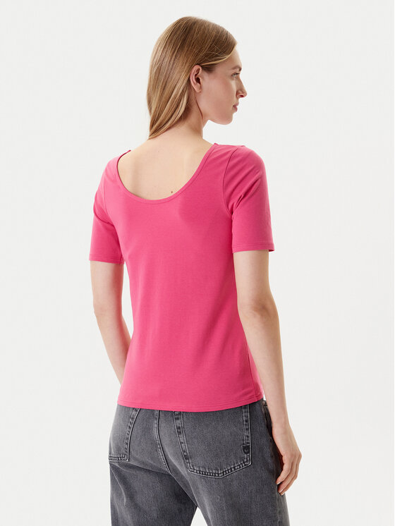 United Colors Of Benetton United Colors Of Benetton Футболка 3FJHD109K Рожевий Slim Fit