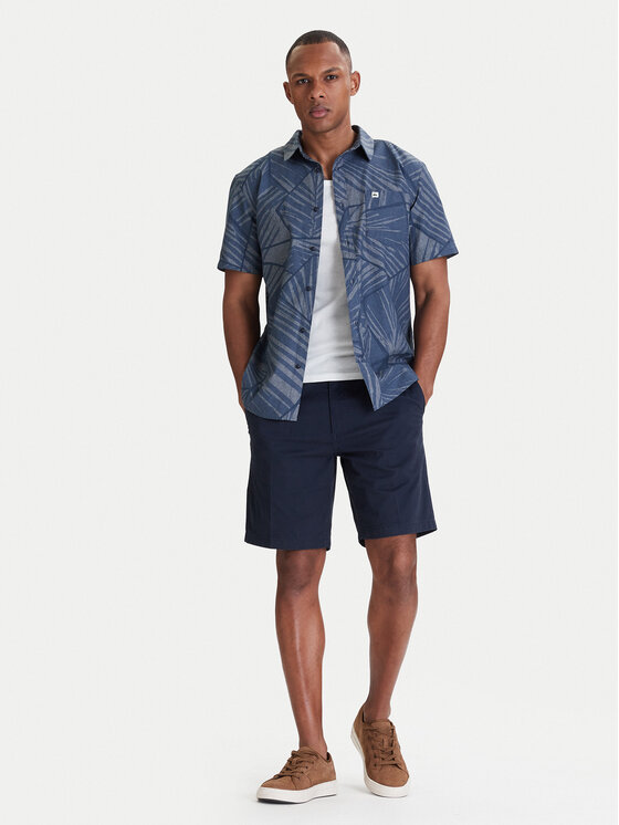 Quiksilver Quiksilver Szorty materiałowe EQYWS03890 Granatowy Regular Fit