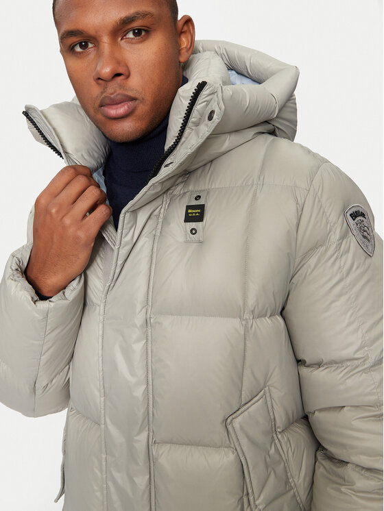 Blauer Blauer Daunenjacke 24WBLUC03025 Grau Regular Fit