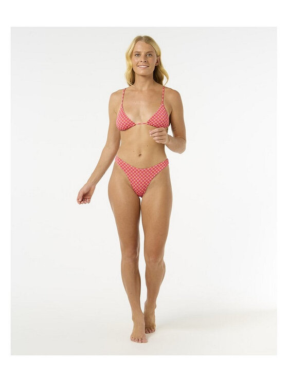 Rip Curl Rip Curl Dół od bikini Shell Cove High Leg Cheeky Czerwony