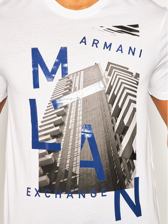 Armani Exchange Armani Exchange T-shirt 3HZTHP ZJH4Z 1100 Bianco Regular Fit