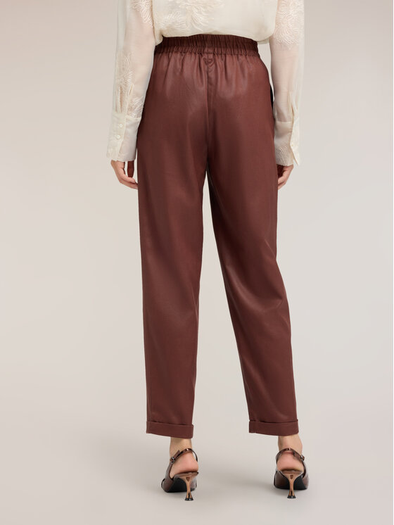 Motivi Motivi Pantaloni di tessuto P595Q004806N022 Marrone Regular Fit