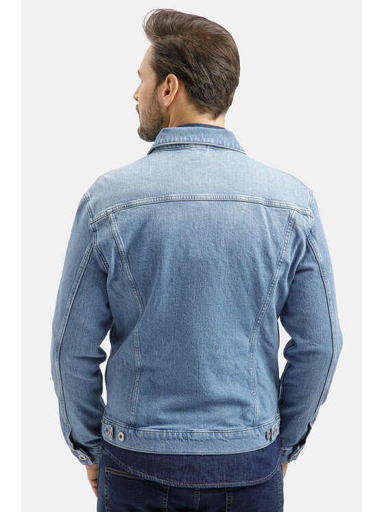 Cross Jeans Cross Jeans Kurtka jeansowa A 320-028 Niebieski Regular Fit