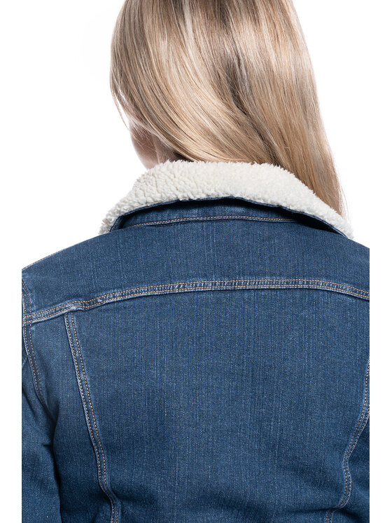 Lee Lee Giacca da donna SHERPA RIDER Blu Regular Fit