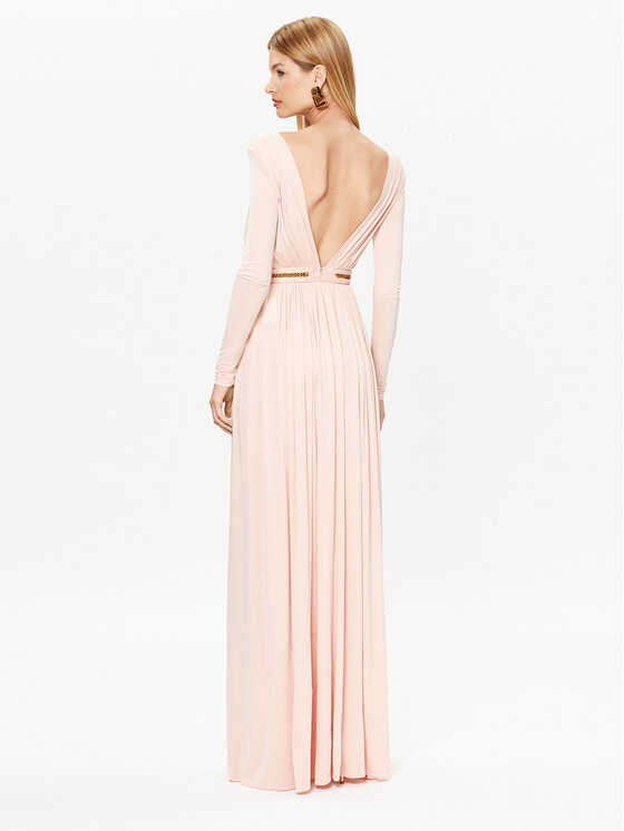 Elisabetta Franchi Elisabetta Franchi Večerní šaty AB-456-32E2-V780 Růžová Slim Fit