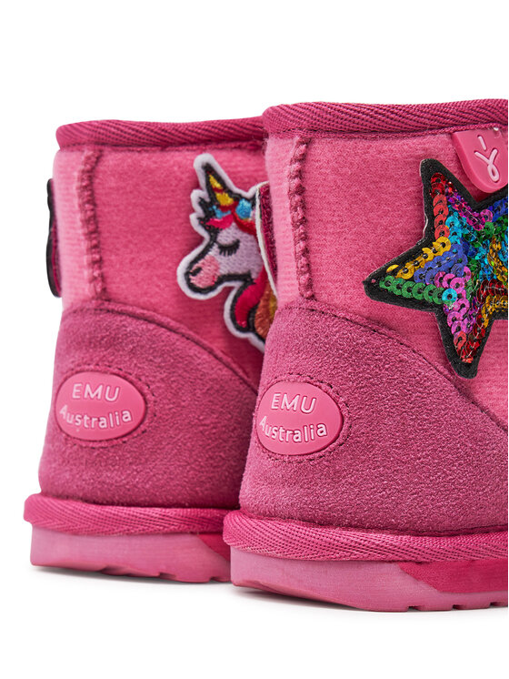 EMU Australia EMU Australia Čizme za snijeg Wallaby Mini Play K12748 Ružičasta