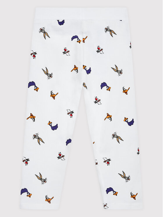 Leggings Lam AOP FAK0028 Bianco Slim Fit