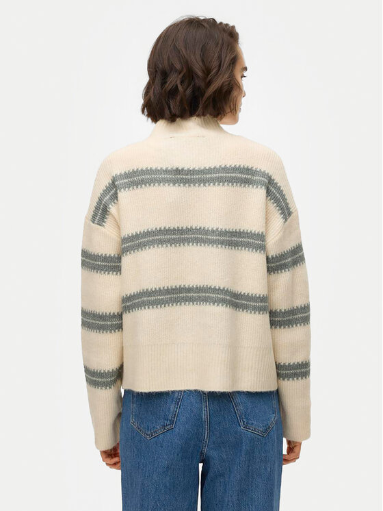 Vero Moda Vero Moda Rollkragenpullover Dazzle 10310850 Beige Loose Fit