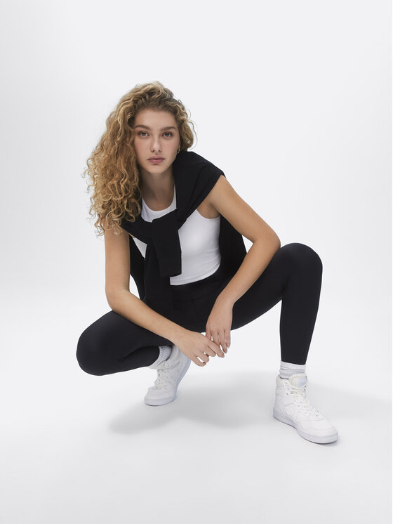 Leggings SP22-LEGD100 Nero Slim Fit
