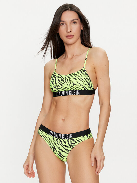 Calvin Klein Swimwear Calvin Klein Swimwear Dół od bikini KW0KW02337 Zielony
