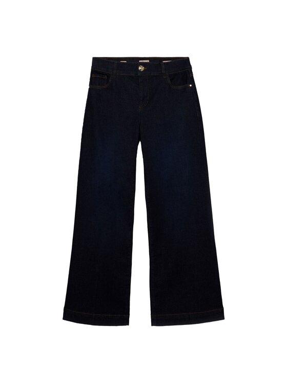 Oltre Oltre Jeans P521R008236N034 Blu Baggy Fit