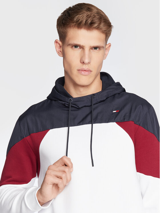 Tommy Hilfiger Tommy Hilfiger Bluză Seasonal MW0MW27547 Alb Relaxed Fit