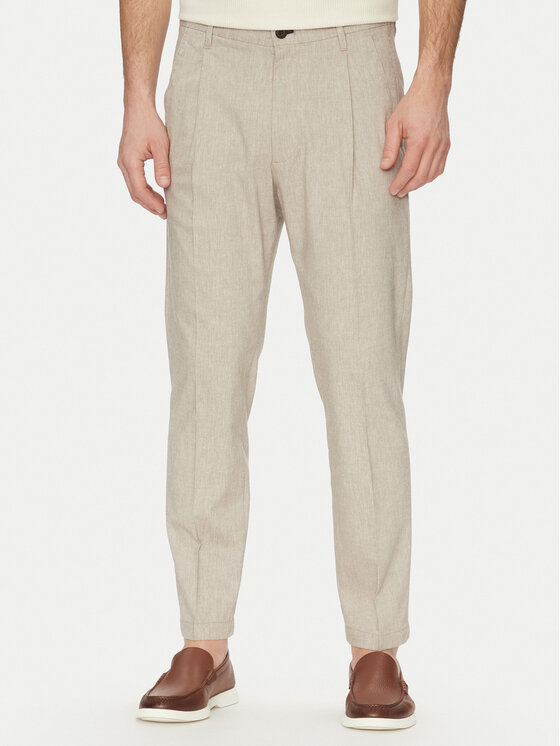 JOOP! Jeans Chino nohavice 15 JJF-100Lead2 30046561 Béžová Loose Fit