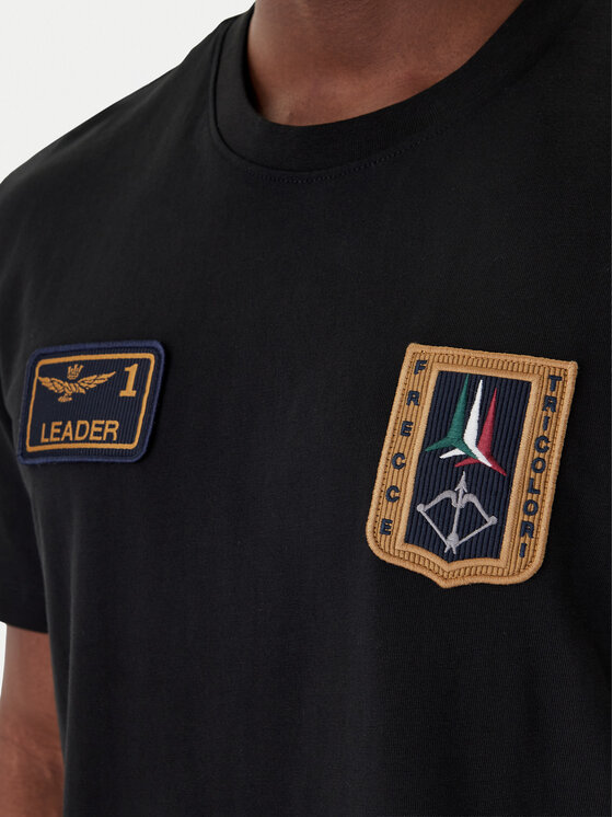Aeronautica Militare Aeronautica Militare T-Shirt 261TS2544UJ00592 Schwarz Regular Fit