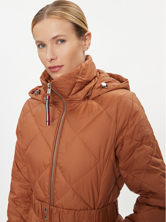 Tommy Hilfiger Tommy Hilfiger Зимно яке Elevated WW0WW40326 Кафяв Regular Fit