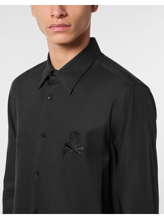 PHILIPP PLEIN PHILIPP PLEIN Košile 25537 Černá Regular Fit